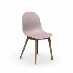 1665 Academy Connubia© Chaise scandinave en polypropylène et bois