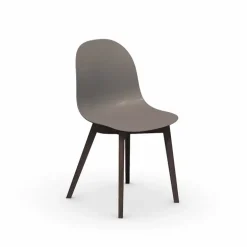 1665 Academy Connubia© Chaise scandinave en polypropylène et bois