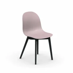 1665 Academy Connubia© Chaise scandinave en polypropylène et bois
