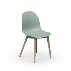 1665 Academy Connubia© Chaise scandinave en polypropylène et bois