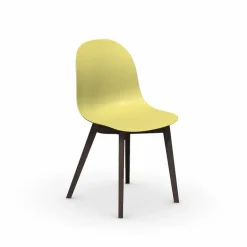 1665 Academy Connubia© Chaise scandinave en polypropylène et bois