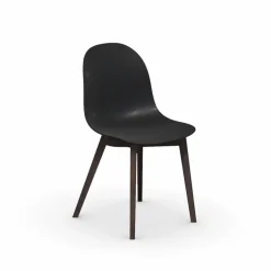 1665 Academy Connubia© Chaise scandinave en polypropylène et bois