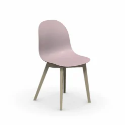 1665 Academy Connubia© Chaise scandinave en polypropylène et bois