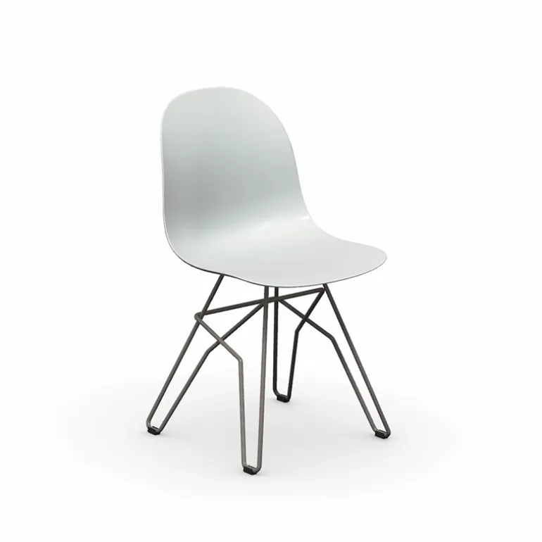 1664 Academy Connubia© Chaise design en polypropylène et métal