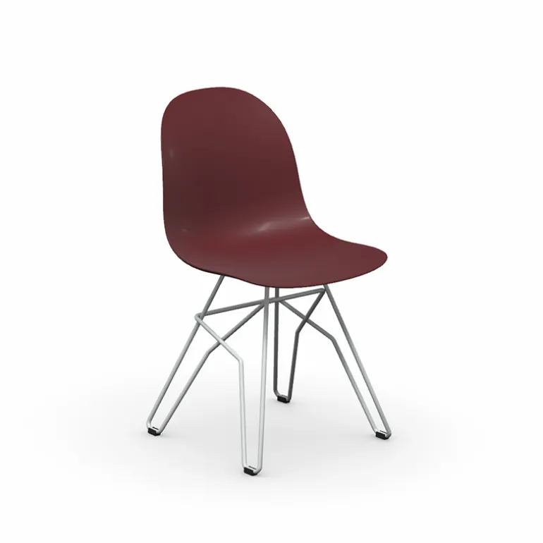 1664 Academy Connubia© Chaise design en polypropylène et métal