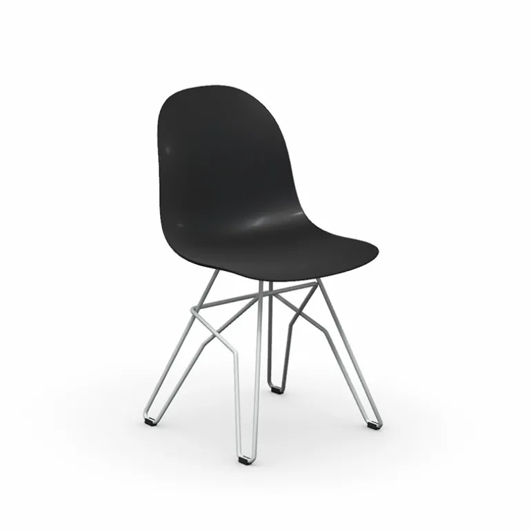 1664 Academy Connubia© Chaise design en polypropylène et métal