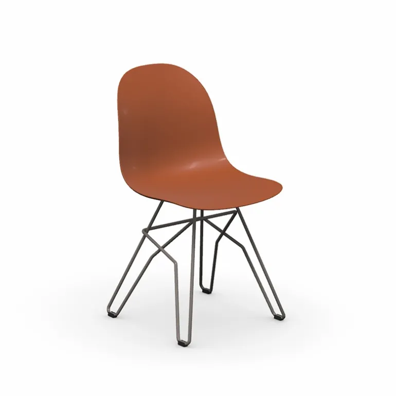 1664 Academy Connubia© Chaise design en polypropylène et métal