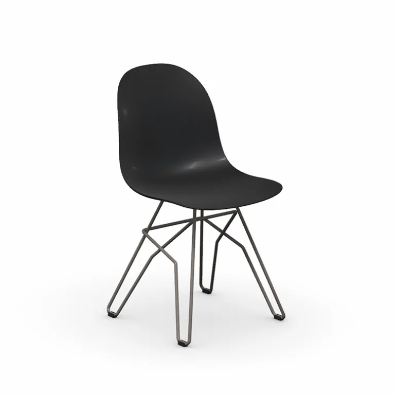 1664 Academy Connubia© Chaise design en polypropylène et métal