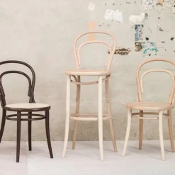 134 Ton® Tabouret de bar en bois style bistrot