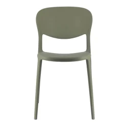 Abby Connubia® Chaise italienne empilable en polypropylène recyclé sans accoudoirs