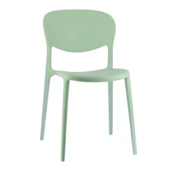 Abby Connubia® Chaise italienne empilable en polypropylène recyclé sans accoudoirs