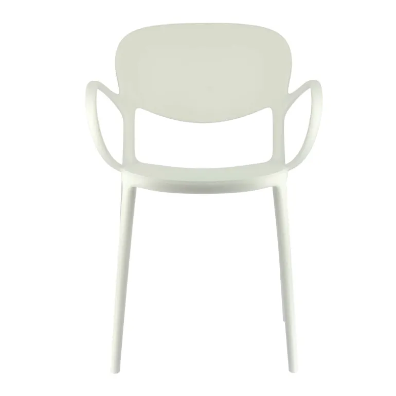 Abby Connubia® Fauteuil de jardin empilable en polypropylène recyclé