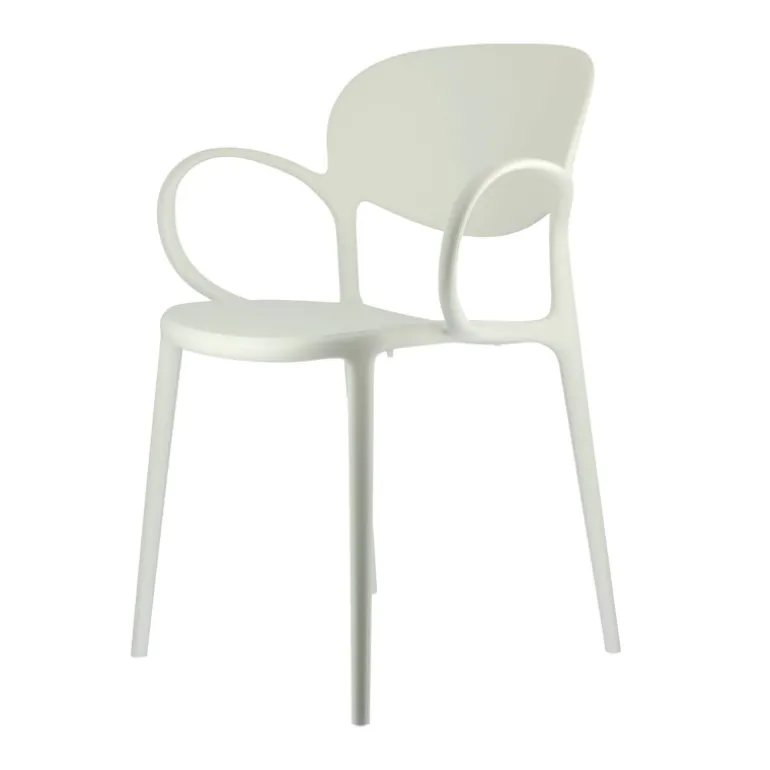 Abby Connubia® Fauteuil de jardin empilable en polypropylène recyclé