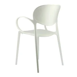 Abby Connubia® Fauteuil de jardin empilable en polypropylène recyclé