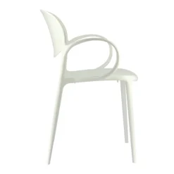 Abby Connubia® Fauteuil de jardin empilable en polypropylène recyclé