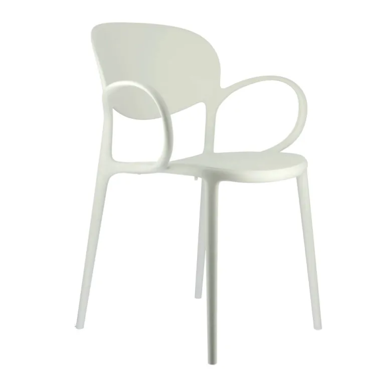 Abby Connubia® Fauteuil de jardin empilable en polypropylène recyclé