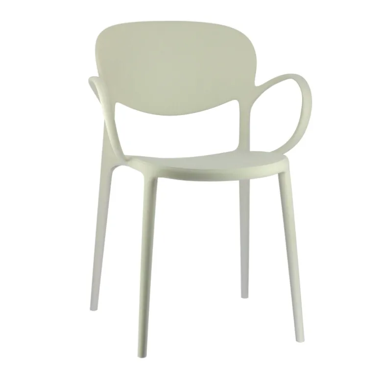 Abby Connubia® Fauteuil de jardin empilable en polypropylène recyclé