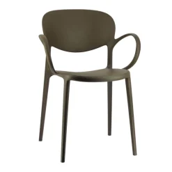 Abby Connubia® Fauteuil de jardin empilable en polypropylène recyclé