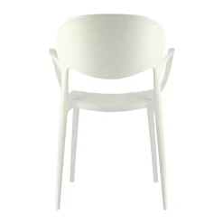 Abby Connubia® Fauteuil italien empilable en polypropylène recyclé