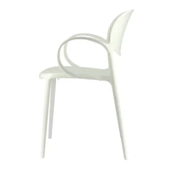 Abby Connubia® Fauteuil italien empilable en polypropylène recyclé