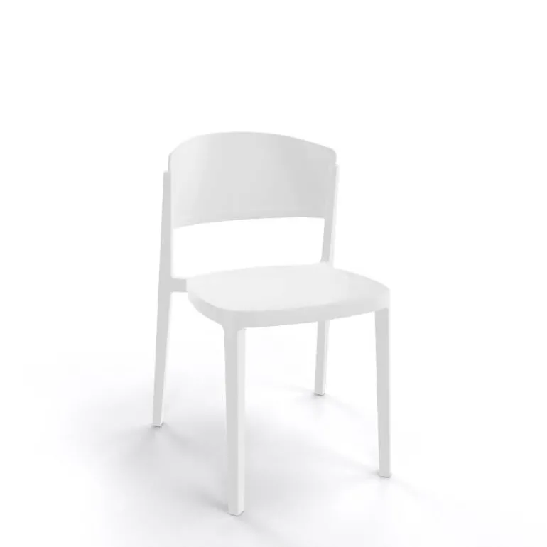 Abuela Chaise moderne empilable en technopolymère