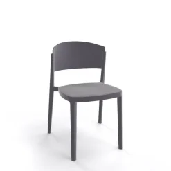 Abuela Chaise moderne empilable en technopolymère