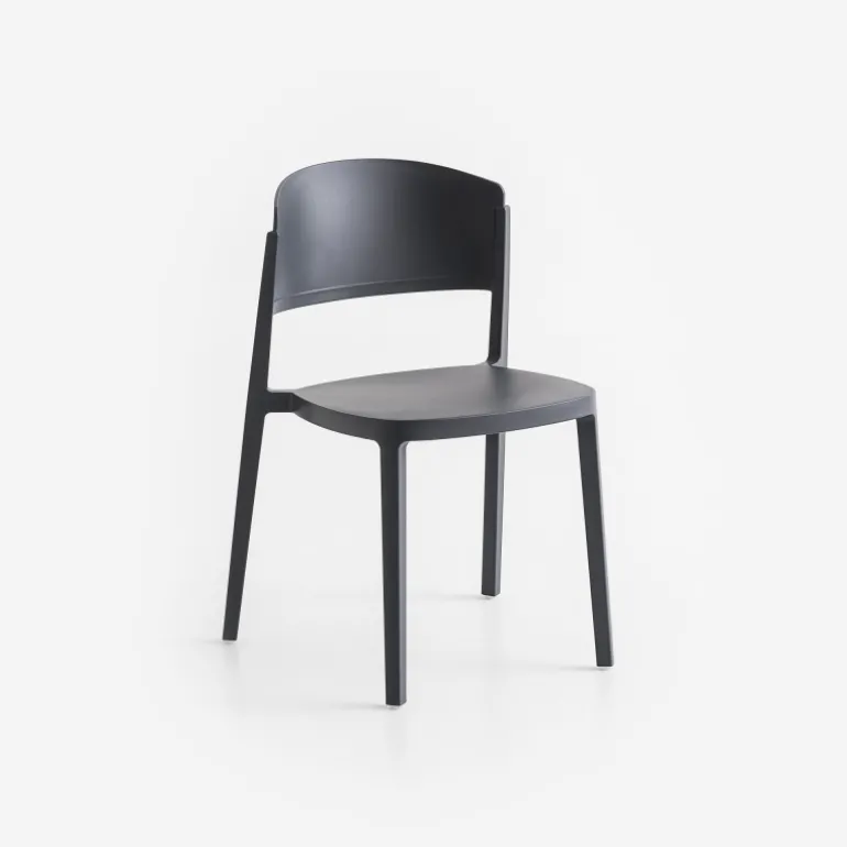 Abuela Chaise moderne empilable en technopolymère