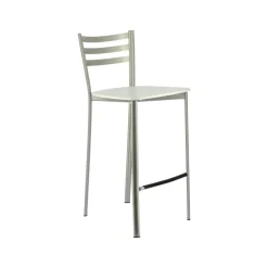 Ace 1329 Tabouret de cuisine en métal et assise bois hauteur snack