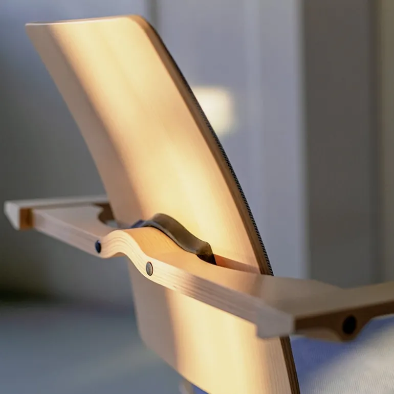 Actulum Varier® Fauteuil de bureau ergonomique à bascule en tissu et bois