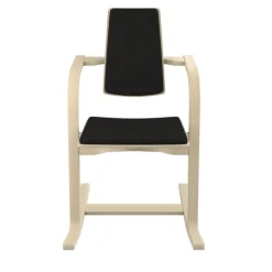 Actulum Varier® Fauteuil de bureau ergonomique à bascule en tissu et bois