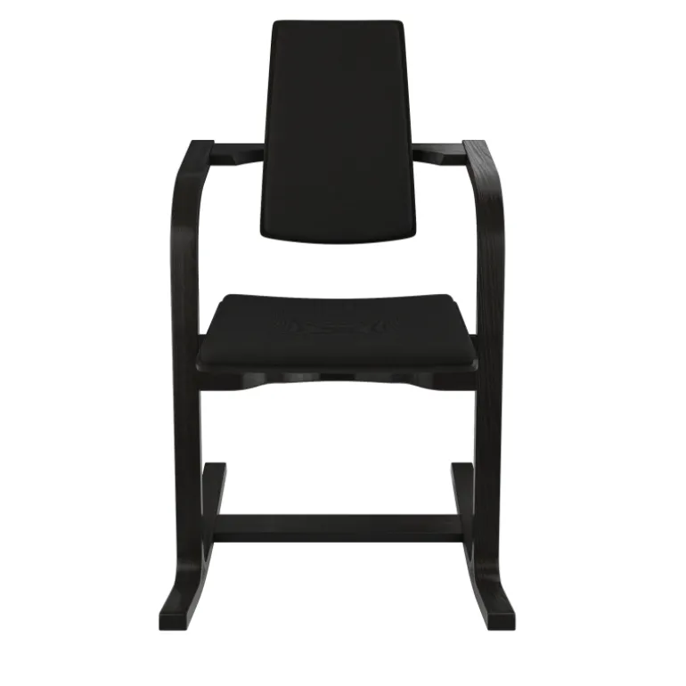 Actulum Varier® Fauteuil de bureau ergonomique à bascule en tissu et bois