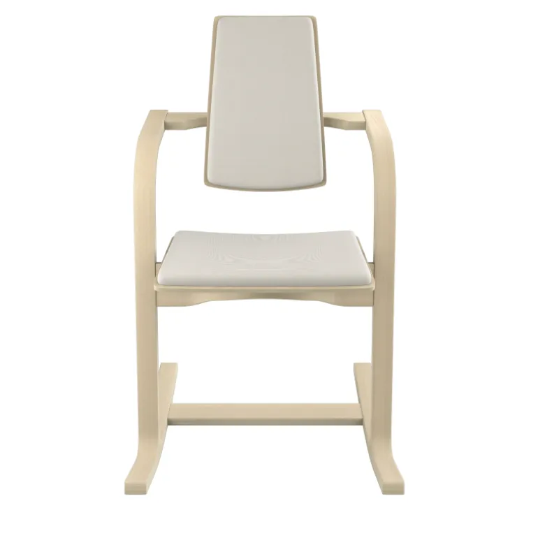 Actulum Varier® Fauteuil de bureau ergonomique à bascule en tissu et bois