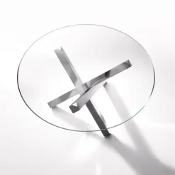 Aikido Sovet® Table en verre design ronde