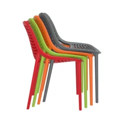 Air Chaise de jardin moderne ajourée en polypropylène