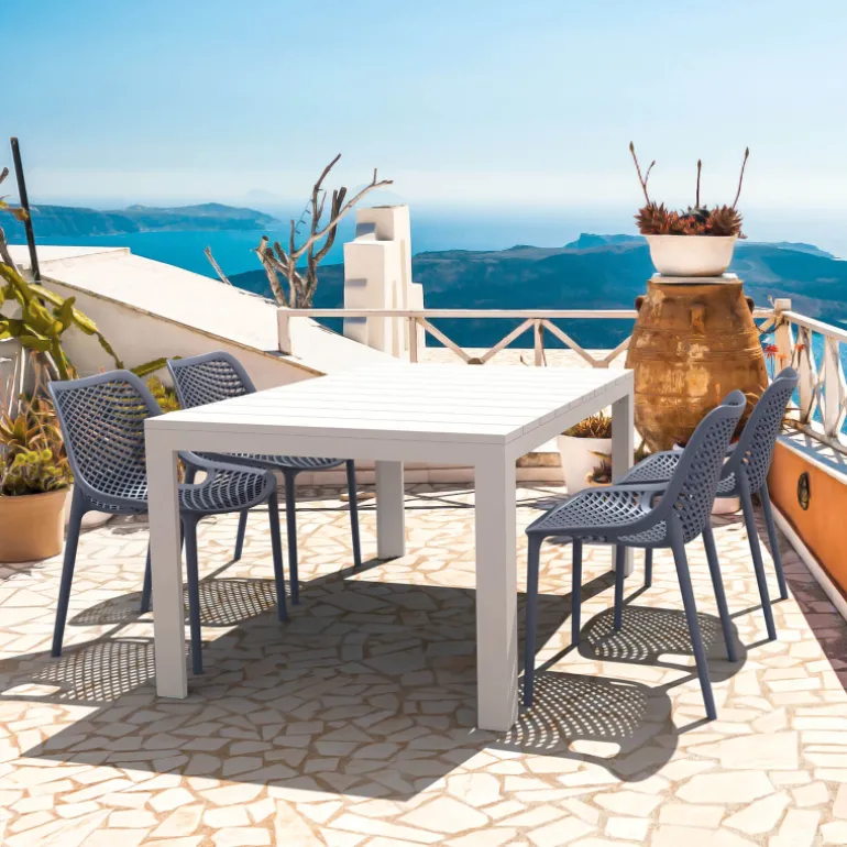 Air Chaise de jardin moderne ajourée en polypropylène