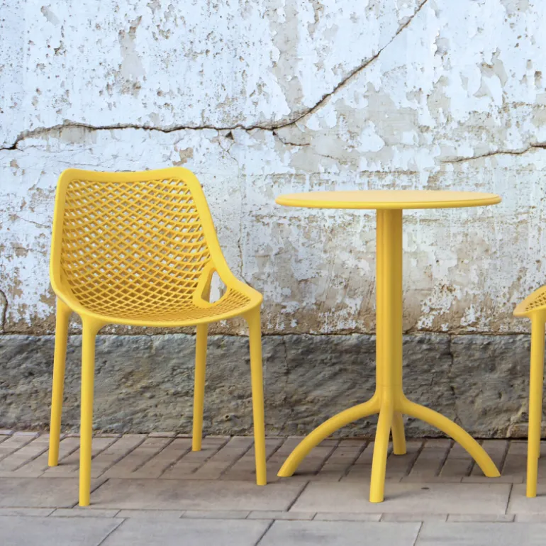 Air Chaise de jardin moderne ajourée en polypropylène