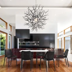 Air Chaise moderne ajourée en polypropylène