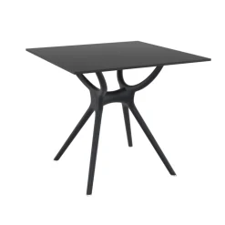 Air Table carrée petit espace en stratifié et polypropylène