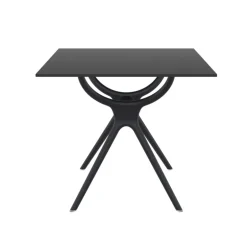 Air Table carrée petit espace en stratifié et polypropylène