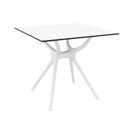 Air Table carrée petit espace en stratifié et polypropylène