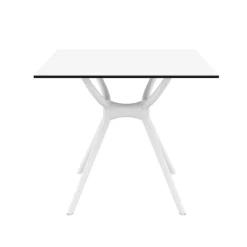Air Table carrée petit espace en stratifié et polypropylène