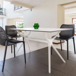 Air Table rectangulaire en stratifié et polypropylène