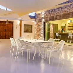 Air Table rectangulaire en stratifié et polypropylène