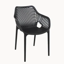 Air XL Fauteuil moderne empilable ajouré en polypropylène