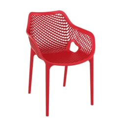 Air XL Fauteuil moderne empilable ajouré en polypropylène