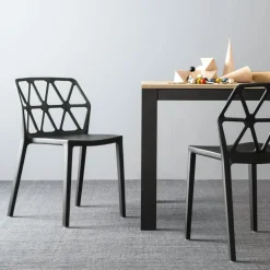 Alchemia Connubia® Chaise design empilable en polypropylène