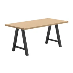 Alegro Table snack rectangulaire en stratifié avec pieds en forme de tréteau