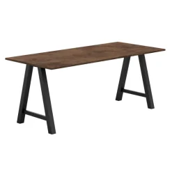 Alegro Table snack rectangulaire en stratifié avec pieds en forme de tréteau