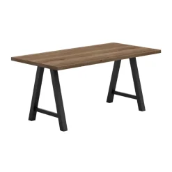 Alegro Table snack rectangulaire en stratifié avec pieds en forme de tréteau