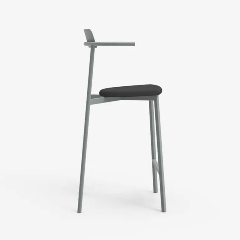 Alice Carrier ® Tabouret snack moderne en acier fabriqué en France